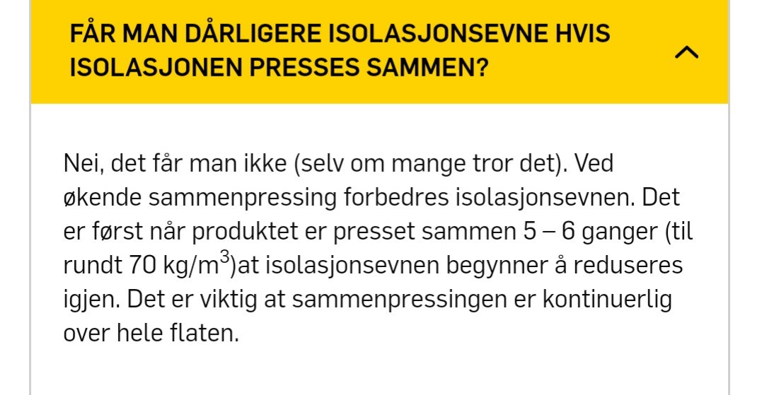 Presse sammen isolasjon i tak garasje - _20180906_154734.JPG - eiko