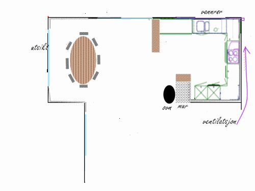 GuriKunna: Ønsker innspill på kjøkkenløsning :-\ - kjøkken juli 2010-03.jpg - GuriKunna