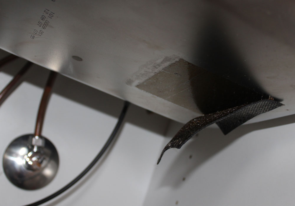Hva er denne elastiske plata under kjøkkenvasken? - IMG_6065.jpg - elax