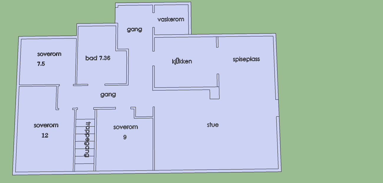 Ny planløsning i et 70 talls hus - plan før.png - Ruth.b