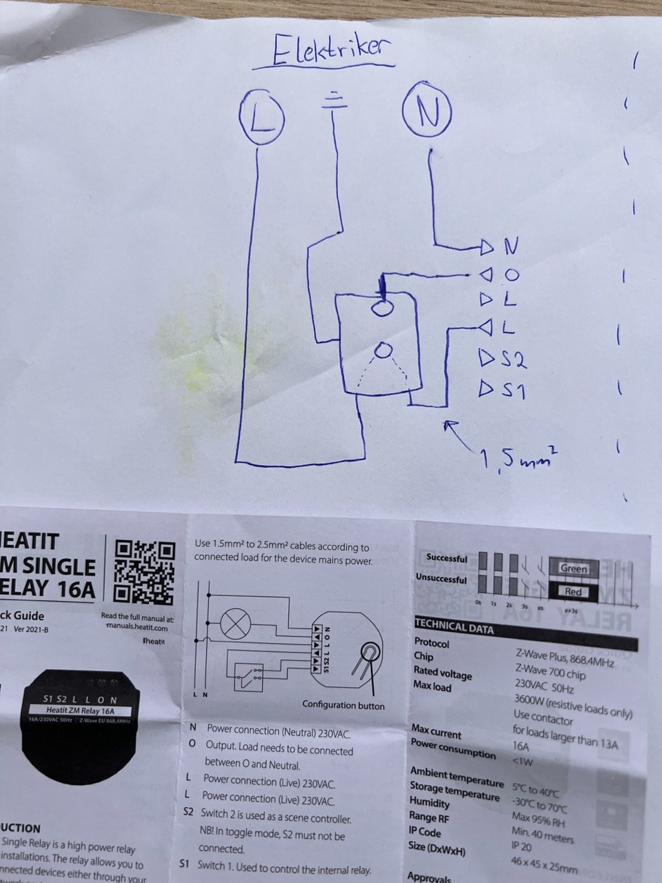 Heatit ZM Single Relay 16A feilmontert? - A51BC925-ECC3-48EC-91C8-8A3ED0BDAEE7.jpeg - R0lf