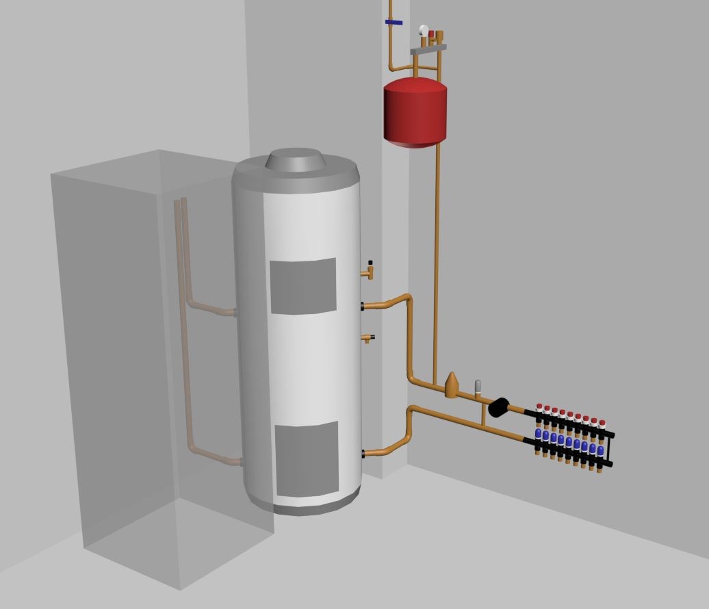 baltazar: Installasjon av Alpha Innotec luft-vann varmepumpe -  - baltazar