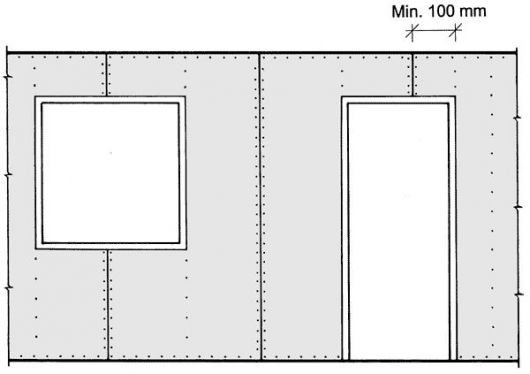 Avstand mellom gipsplater - montering plater på vegg.jpg - bygging.