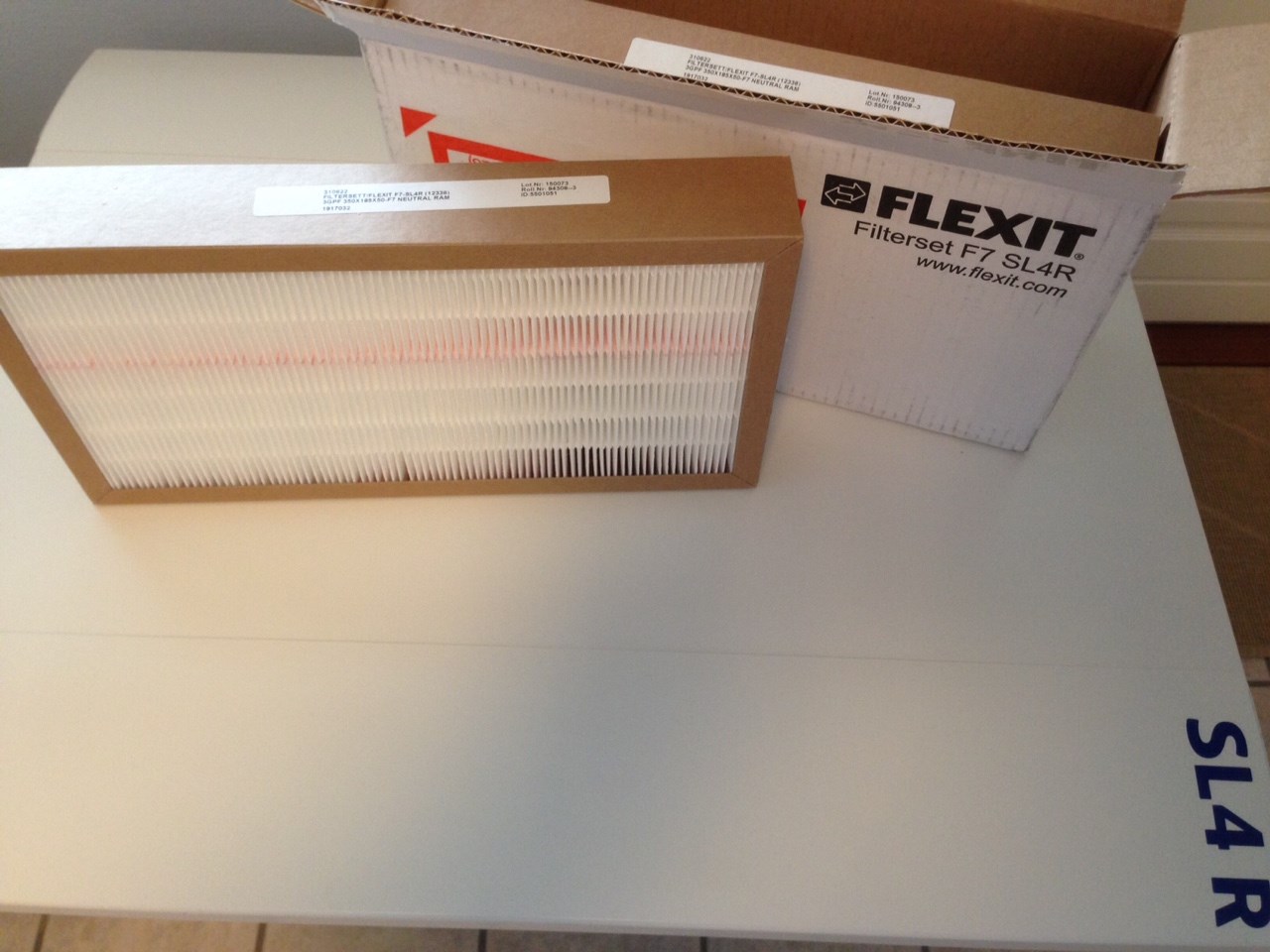 Flexit SL4R filter bytte -  - limvingen