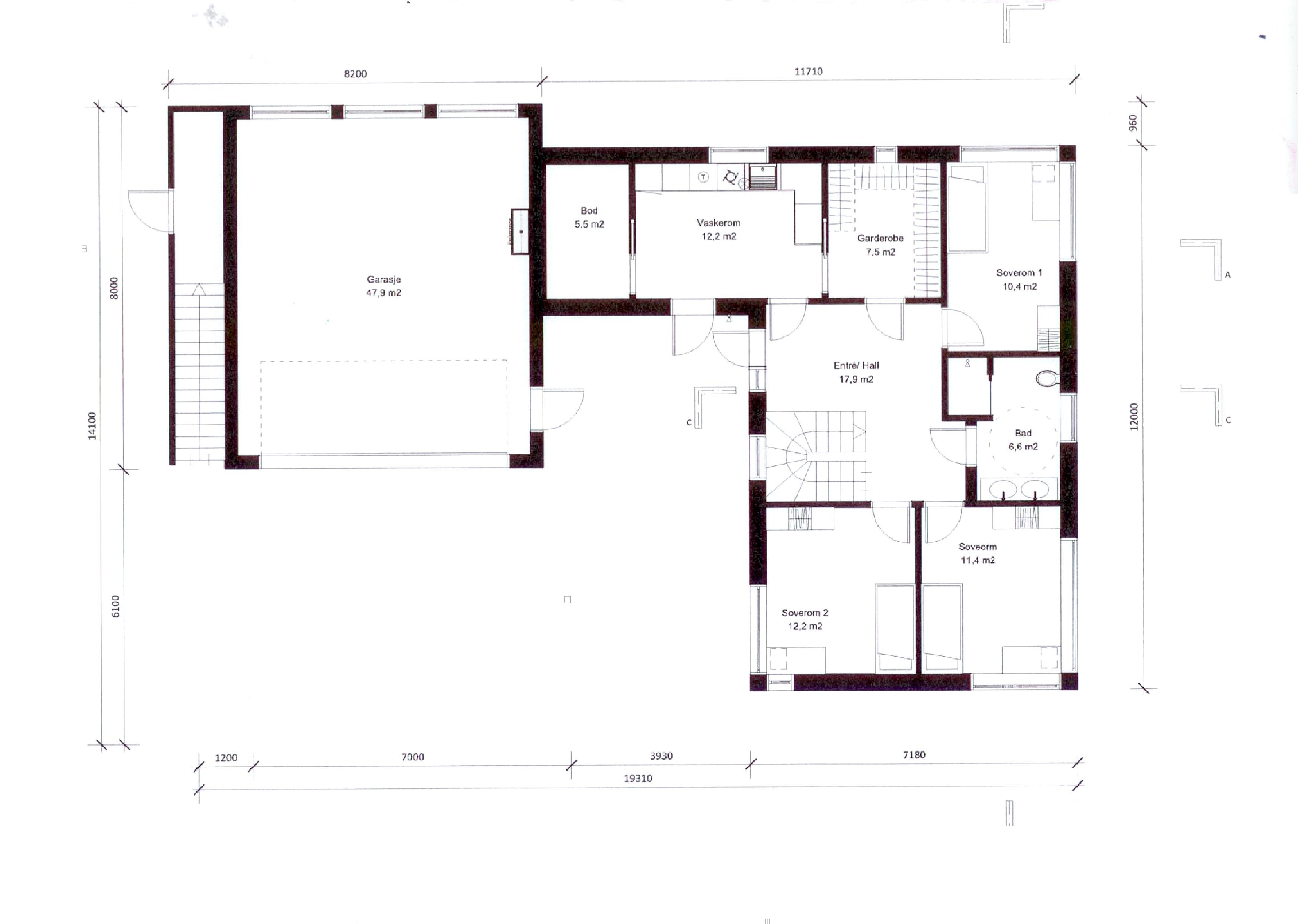 Innspill planløsning arkitekt tegnet enebolig - hoved etasje.jpg - winternils