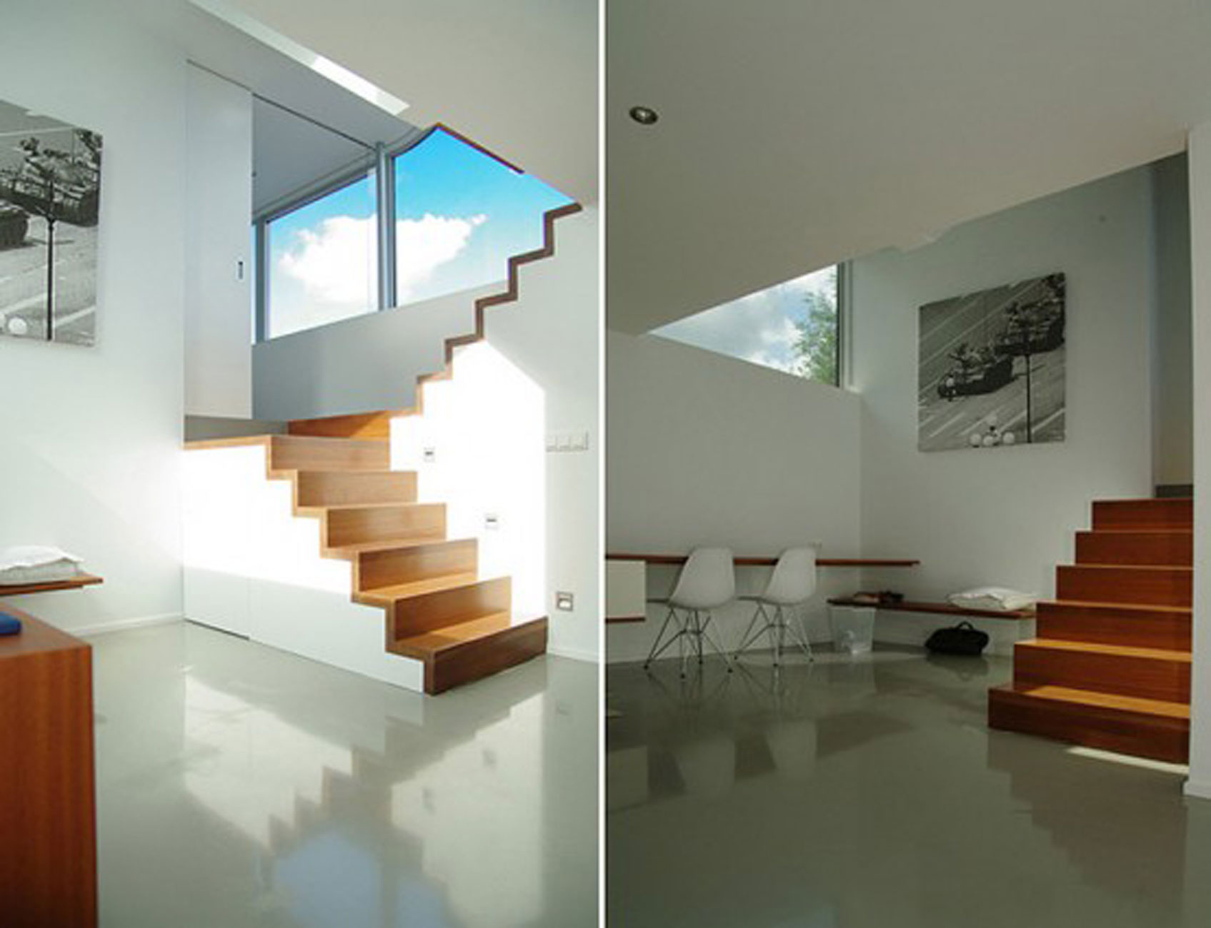 Tilbygg - hvor plassere vindu og innvendig trapp? - Fin trapp.jpg - generasjonsbolig