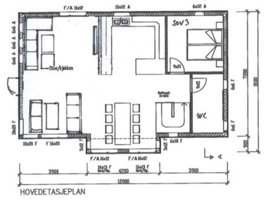 Nybygg Hiba Hus Agat : Ønsker innspill på plan og fasadetegning - ___plan 2.jpg - johanvs