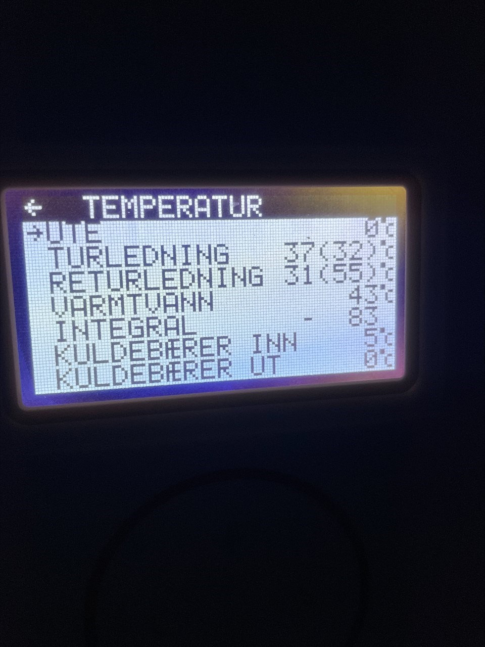 Høy turtemperatur | Thermia Diplomat - Temperatur.jpeg - Loen