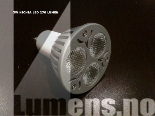 Lavtbyggende LED-spot - 3W NICHIA LED.jpg - Lumens.no