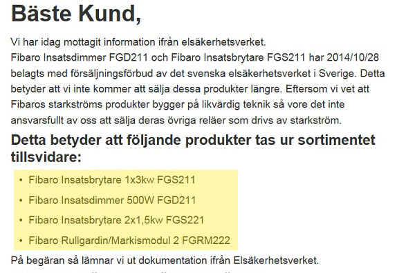 Salgsstopp av Z-Wave Fibaro Wall Plug i Sverige, brannfare/overoppheting - Sverige-Fibaro.jpg - rsamdal