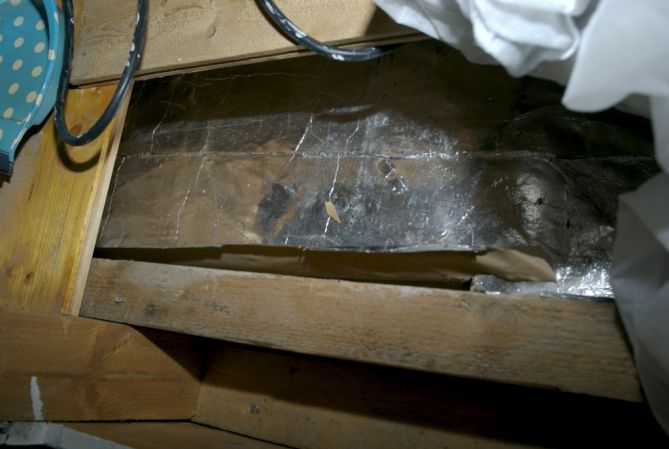 Legge gulv på loftet, flytte isolasjonen? - loft1.jpg - tesdal
