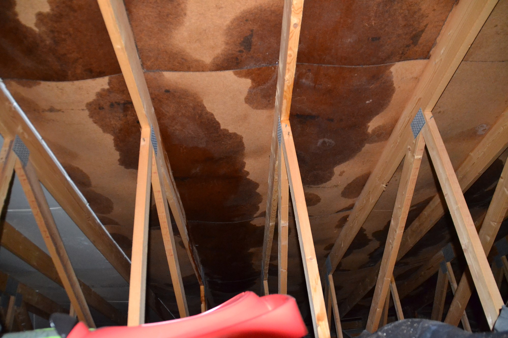 Nytt tak - skader på loftet - DSC_0166.JPG - simonhav