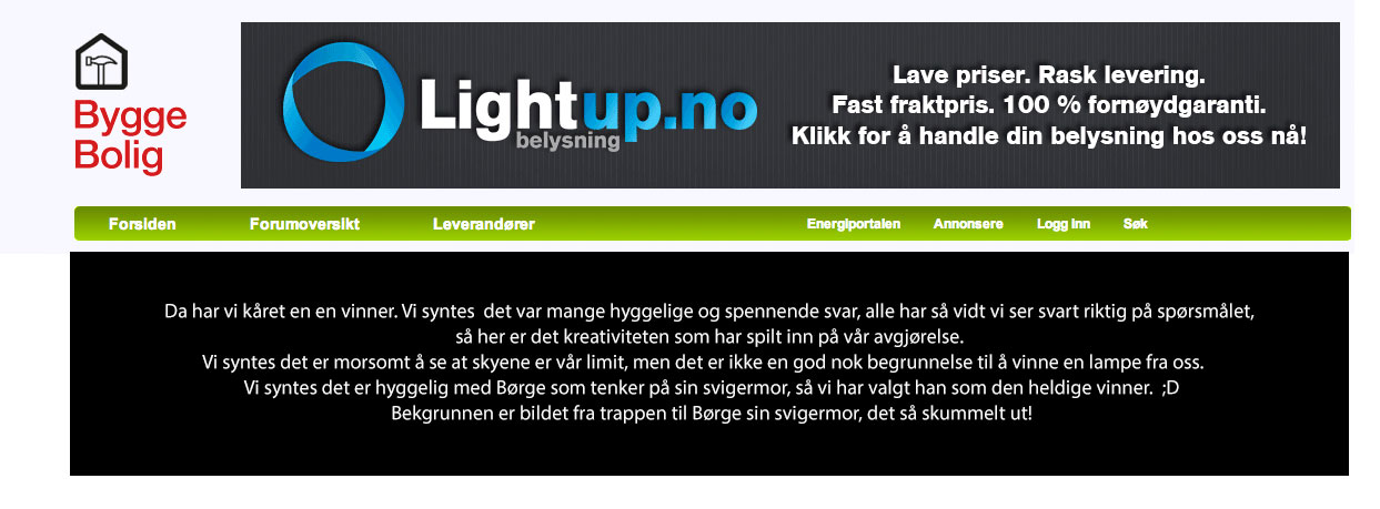 Vinn en moderne utelampe fra Lightup.no - ByggeBolig.no - Byggebolig.jpg - Lightup