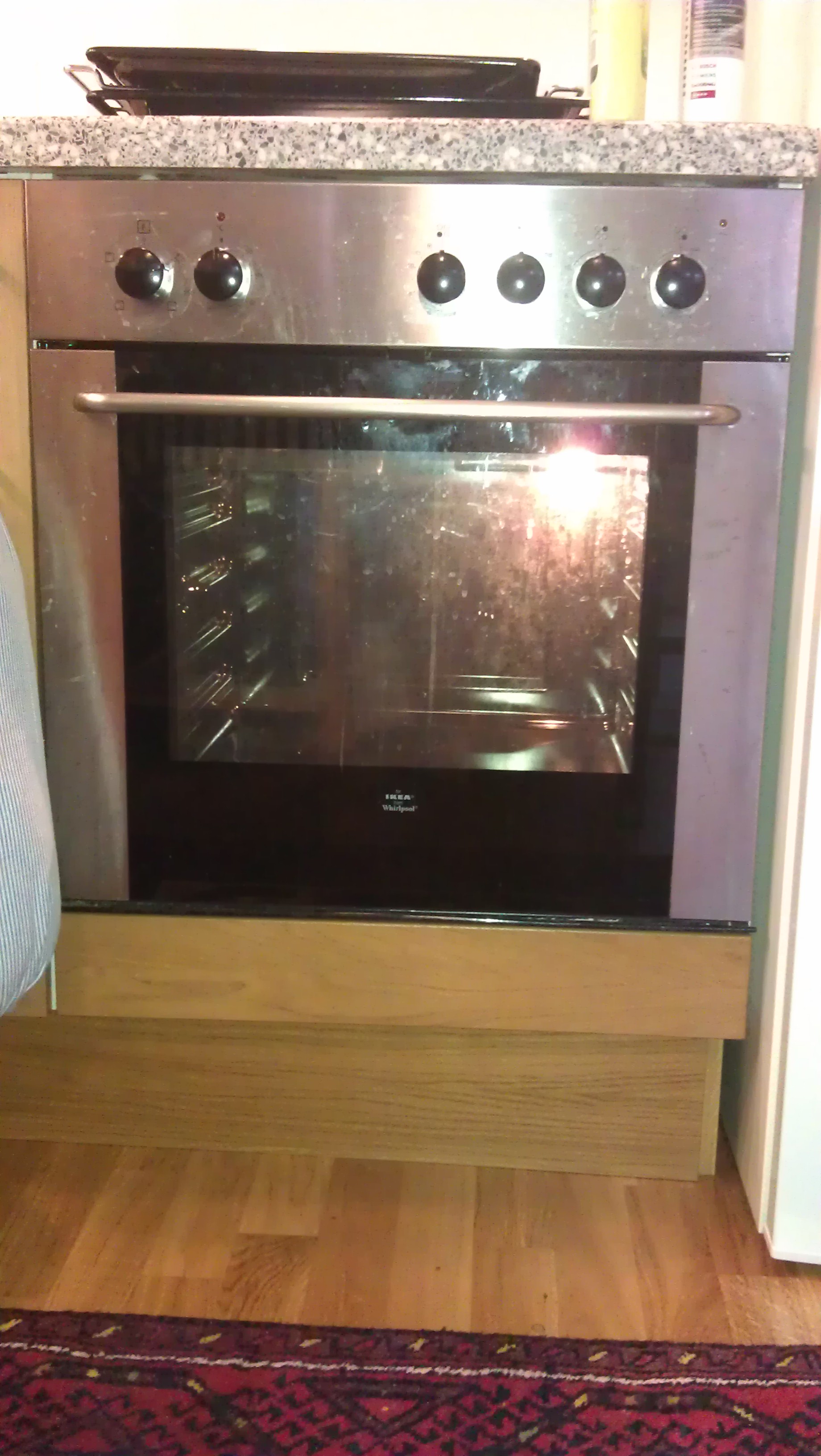 Hvordan demontere glassdøra på IKEA Whirpool stekovnsdør? - #1IMAG0640.jpg - larsemannen