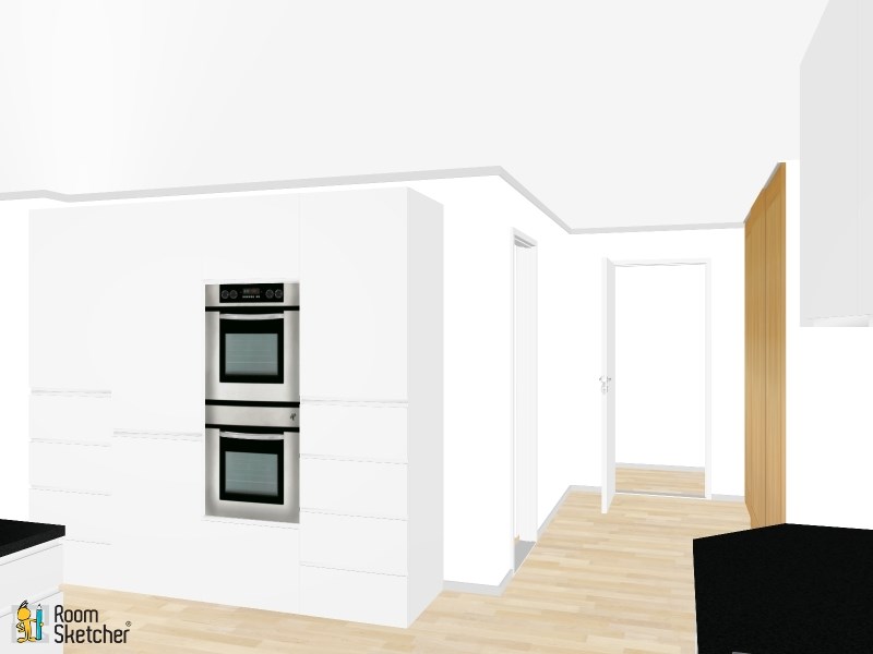 Stort og godt kjøkken midt i huset - innspill på foreslått løsning - RoomSketcher Snapshot kjøkken 5.jpg - emilskj