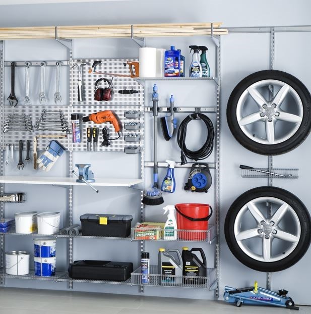 Oppbevaring av bilhjul i egen garasje? - Elfa_Utility.JPG - a.komad@icloud.com