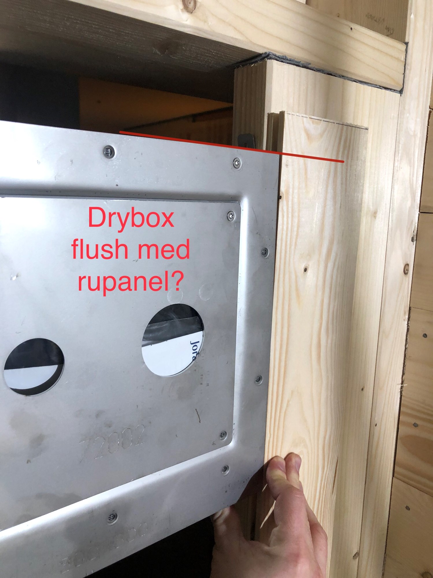 Innbygging av drybox (innebygd veggarmatur) - IMG-9678.jpg - Martin150