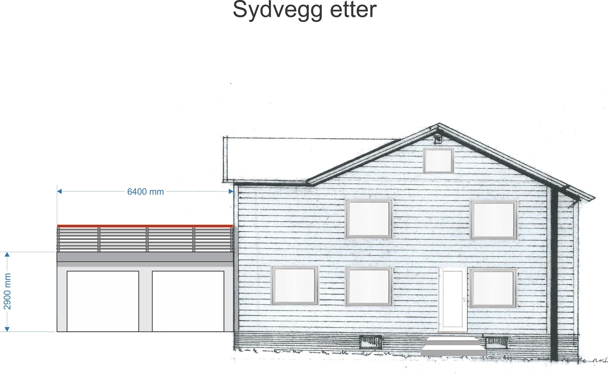 Dimensjonering av HEB - sydvegg etter.jpg - Bjertil