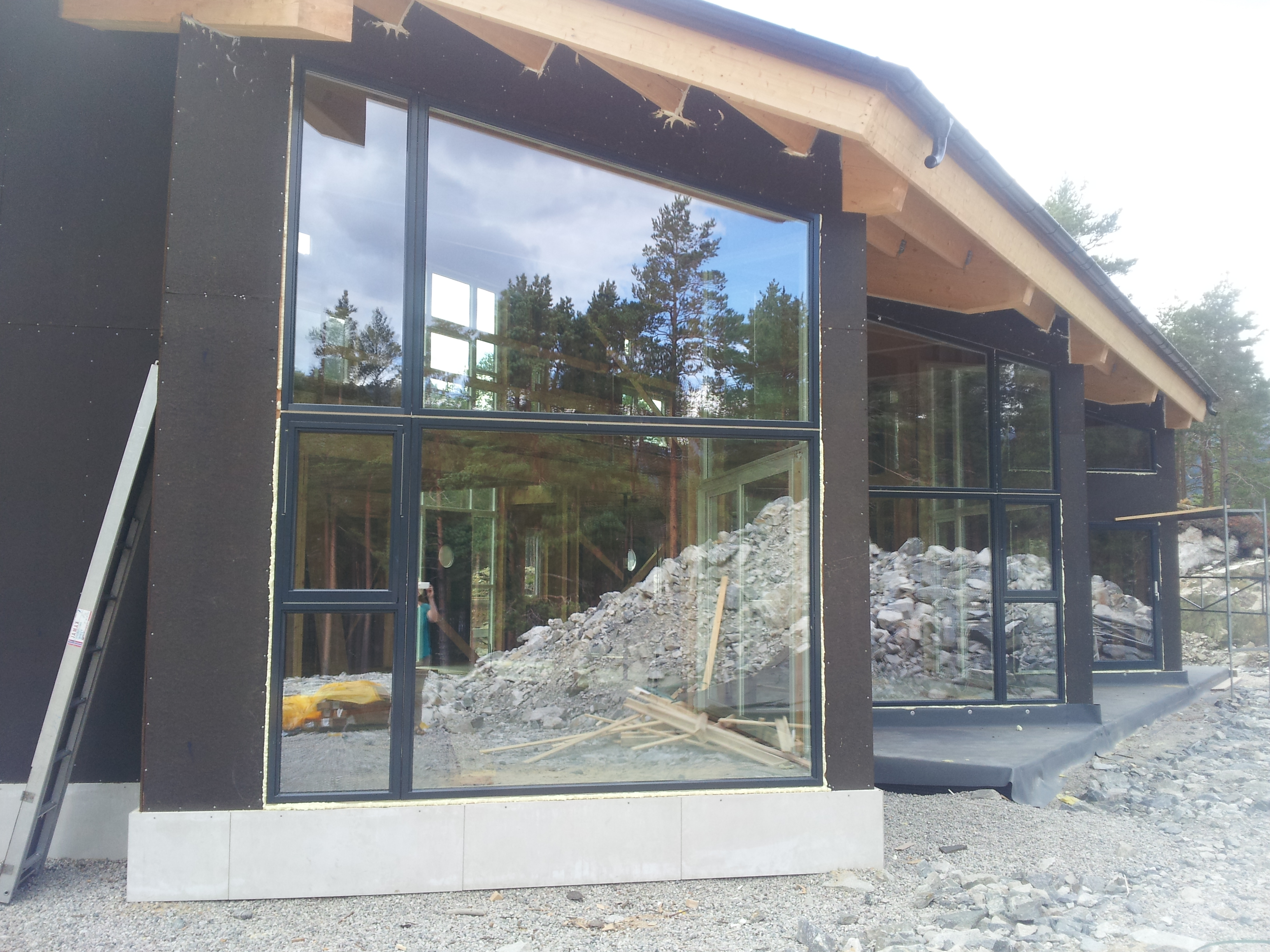 AneS: Moderne hus i Setesdal - glassfasade.jpg - AneS