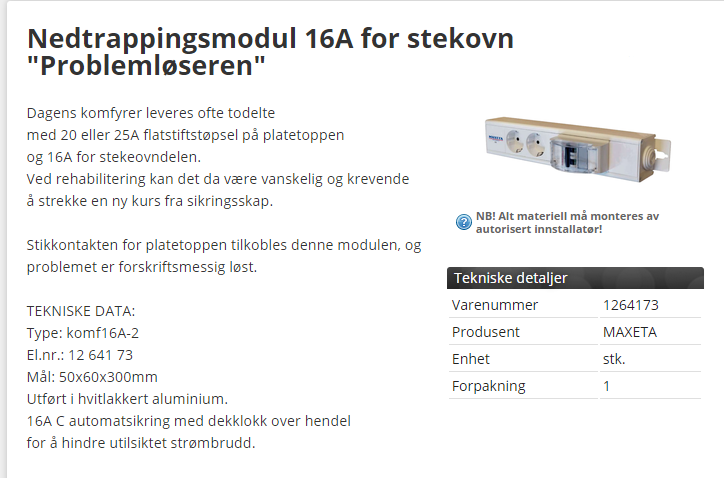 Hvordan bør strømforsyningen organiseres på et kjøkken?  -  - tunheim