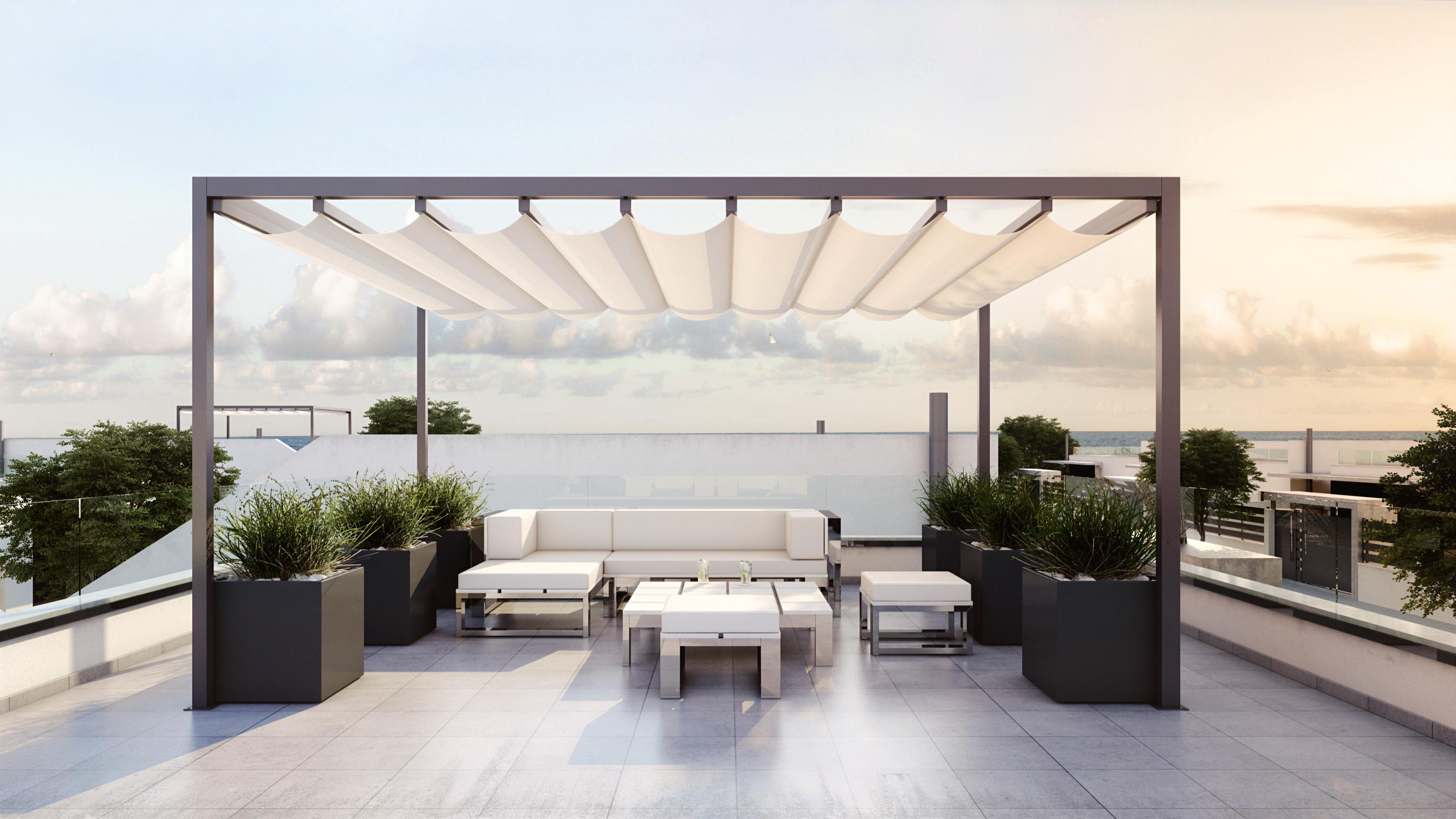 Koselig grillveranda/ inngangsparti på garasjelokk - inspirasjon? - 419-takterrasse1.jpg - rsamdal