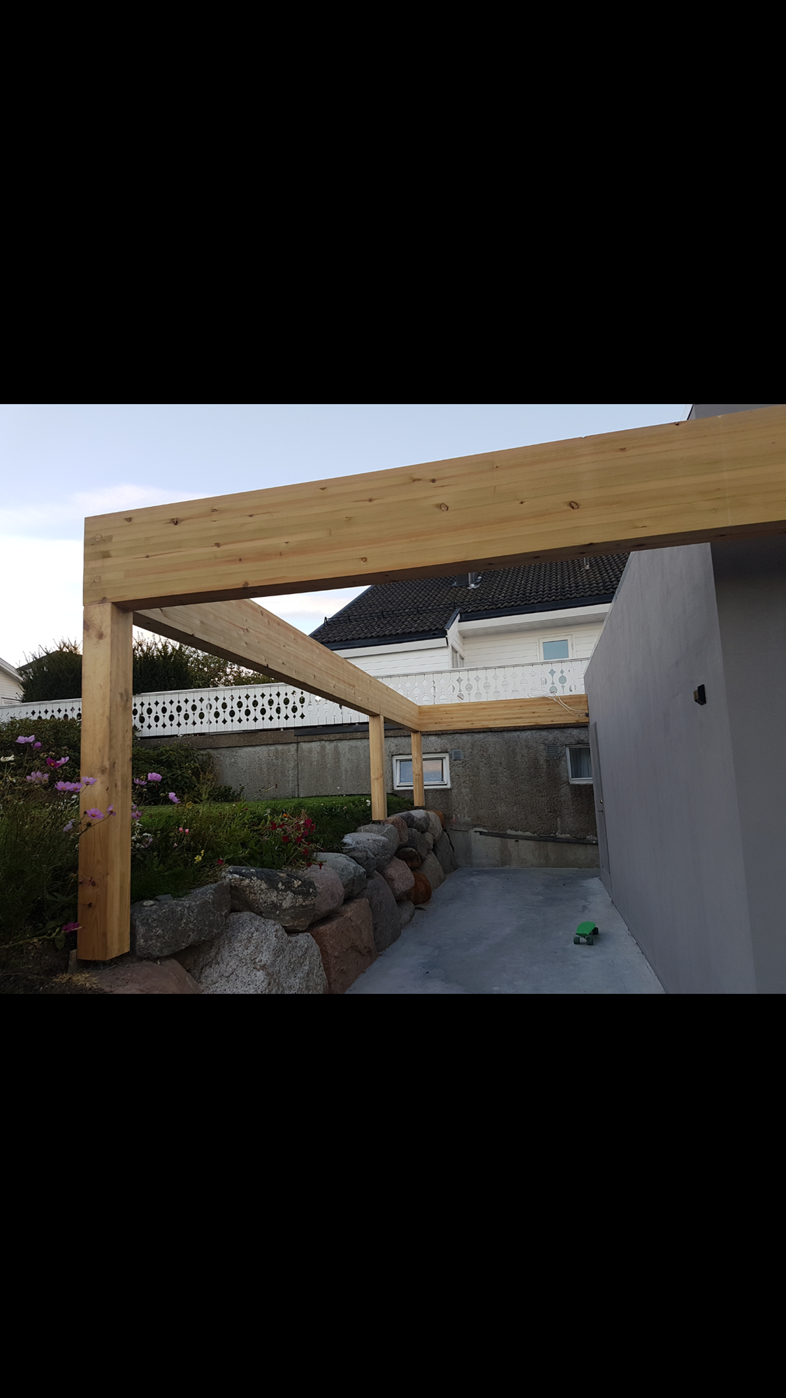 Hvordan bygge pergolaen til denne garasjen - Screenshot_20161023-112442.png - chico2