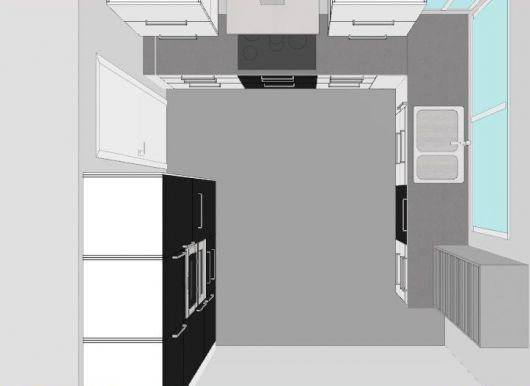 IKEA kjøkken med Abstrakt hvit og Nexus brunsort kjøkkenfronter - kjøkken2august.jpg - frk_lunde