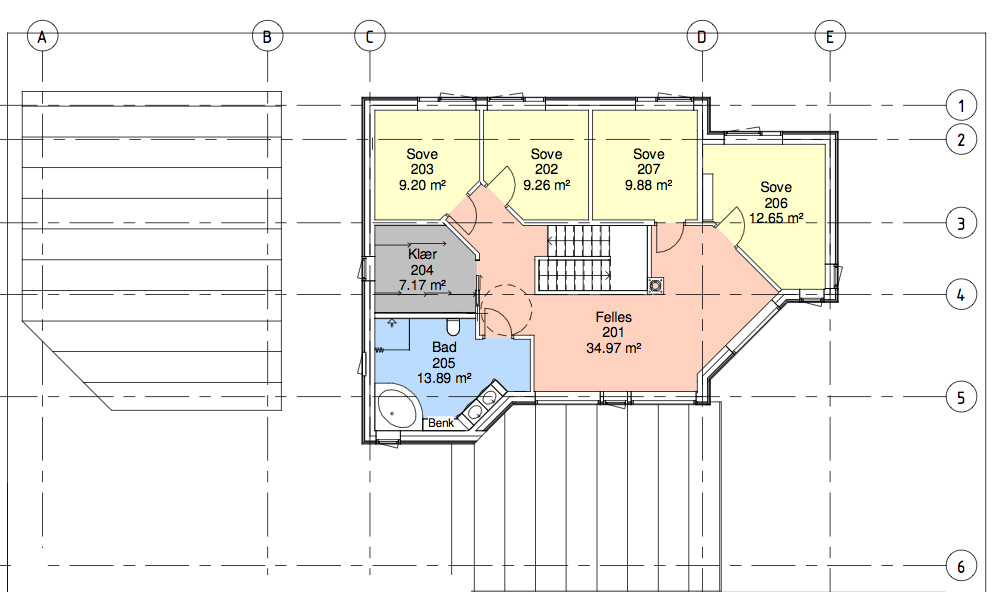 Innspill på planløsning - arkitekttegnet enebolig - Loft.png - sprudle